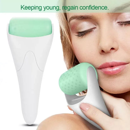 MARZAHAR Ice Roller for Face &amp; Eye Puffiness Relief, Cold Gel Ice Face Roller Massager - Ice Roller Cool Roller For Face Eye Body Facial Shaping Anti Wrinkle Ice Roller Massager Smooth Skin ( Random Color ) image 8
