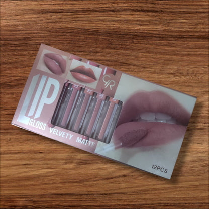Velvet Matte Lip Gloss | High Pigment Lipgloss Set | Best Quality Lipgloss Set (Multi Shades) image 3