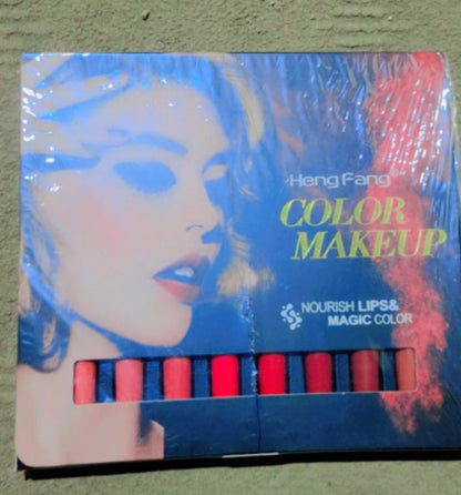 Pack Of 8  2-In-1 Matte Lipstick And Lip Liner Set, Waterproof Long Lasting Makeup Lipliner Pen Set for Women image 1