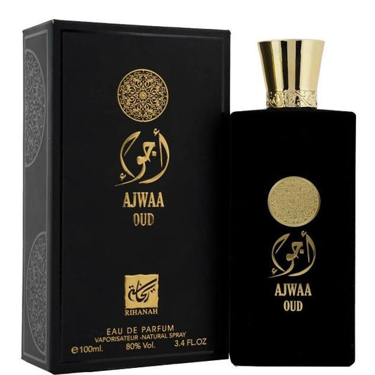 Ajwa Oud Unisex Perfume – Long Lasting Arabic Fragrance Inspired by Ajwa Dates & Pure Oud | Luxurious Sweet Woody Scent for Men & Women -100ml