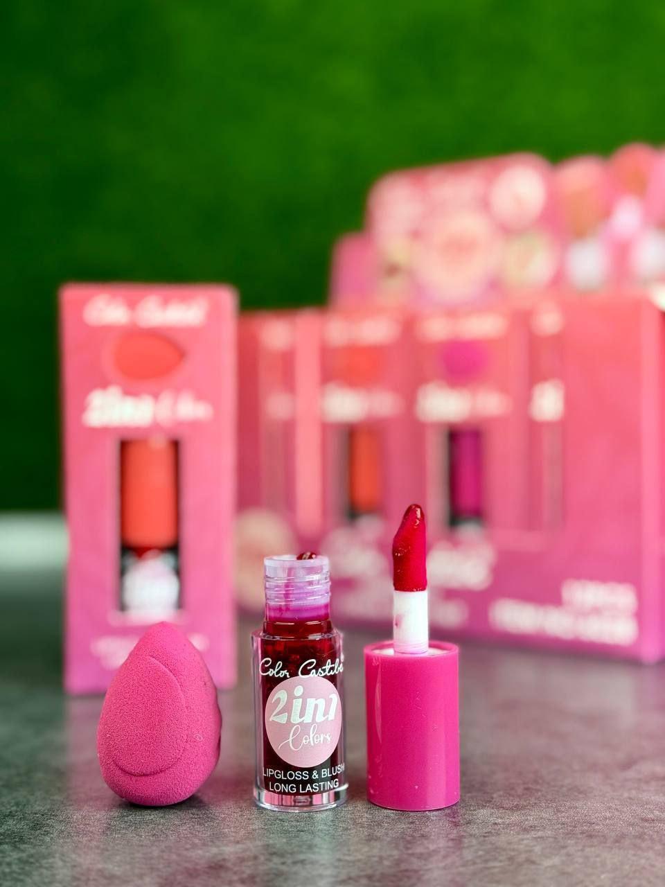 Color Castle 2 in 1 Makeup Deal, Pack Of 2 | Color castle lipsticks Pack image 1