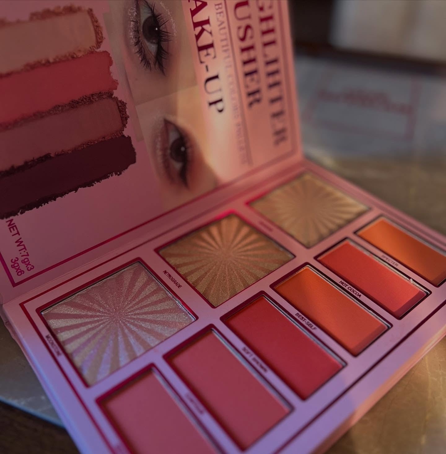 Love Sheglam Makeup Book 5 in 1 Professional Makeup Book Palette – All-in-One Eyeshadow, Eyebrow Powder, Concealer, lipstick , Blusher &amp; Highlighter Kit image 1