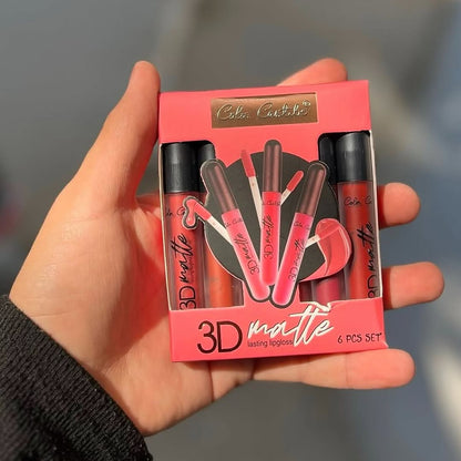 Color Castle 3D Matte Long Lasting Lipgloss [Pack of 6] | 3D Matte Lipgloss image 4