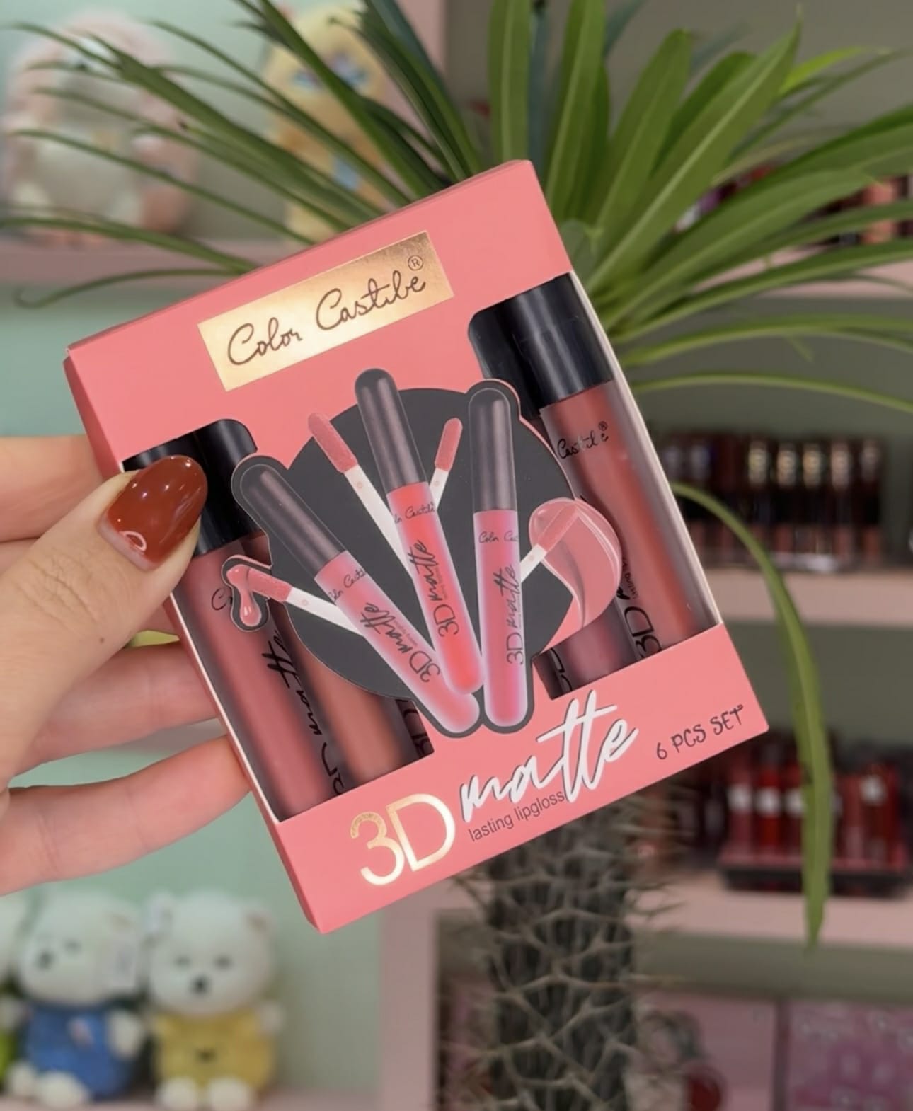 Color Castle 3D Matte Long Lasting Lipgloss [Pack of 6] | 3D Matte Lipgloss image 3