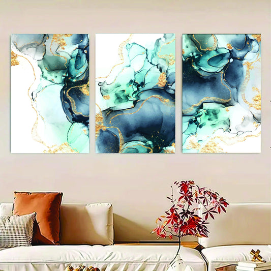 Set Of 3 lower Sticky Canvas Phototiles Frame For Wall, Home Decor image 0