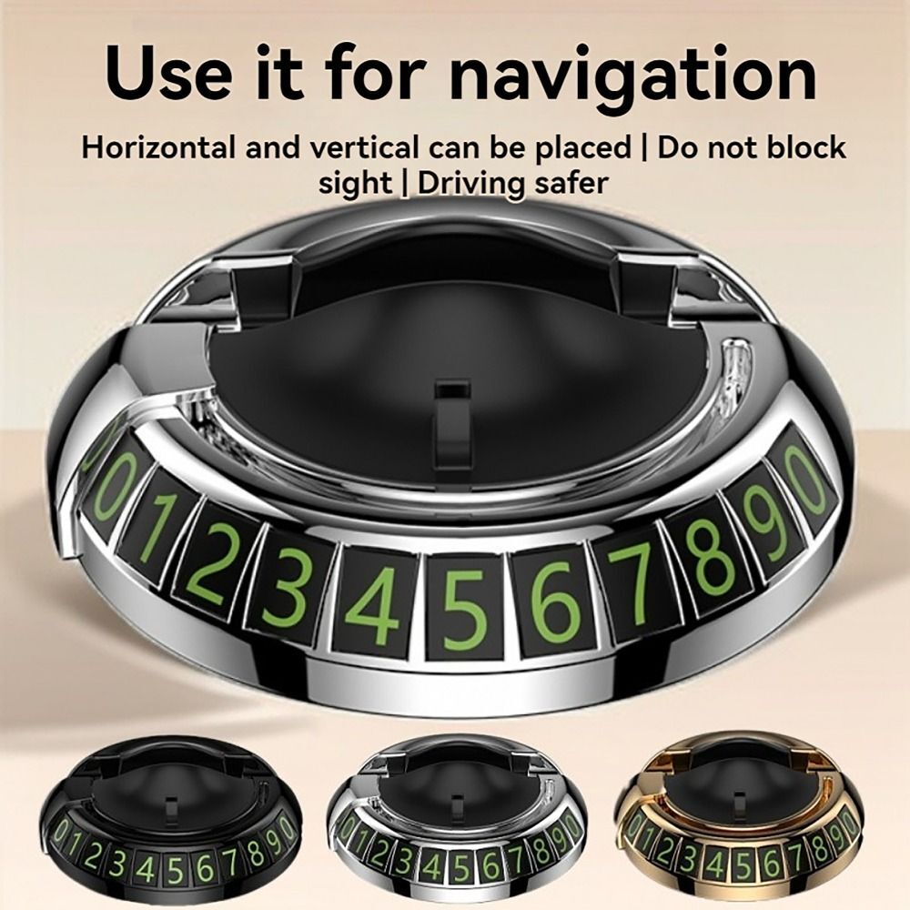 2 in 1 Dashboard Car Phone Holder with Navigation Bracket - 360° Rotation Phone Bracket For Car Use - Random Color image 3