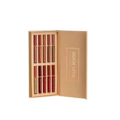 Mugeleen 12 Colors Lip Gloss Set image 1