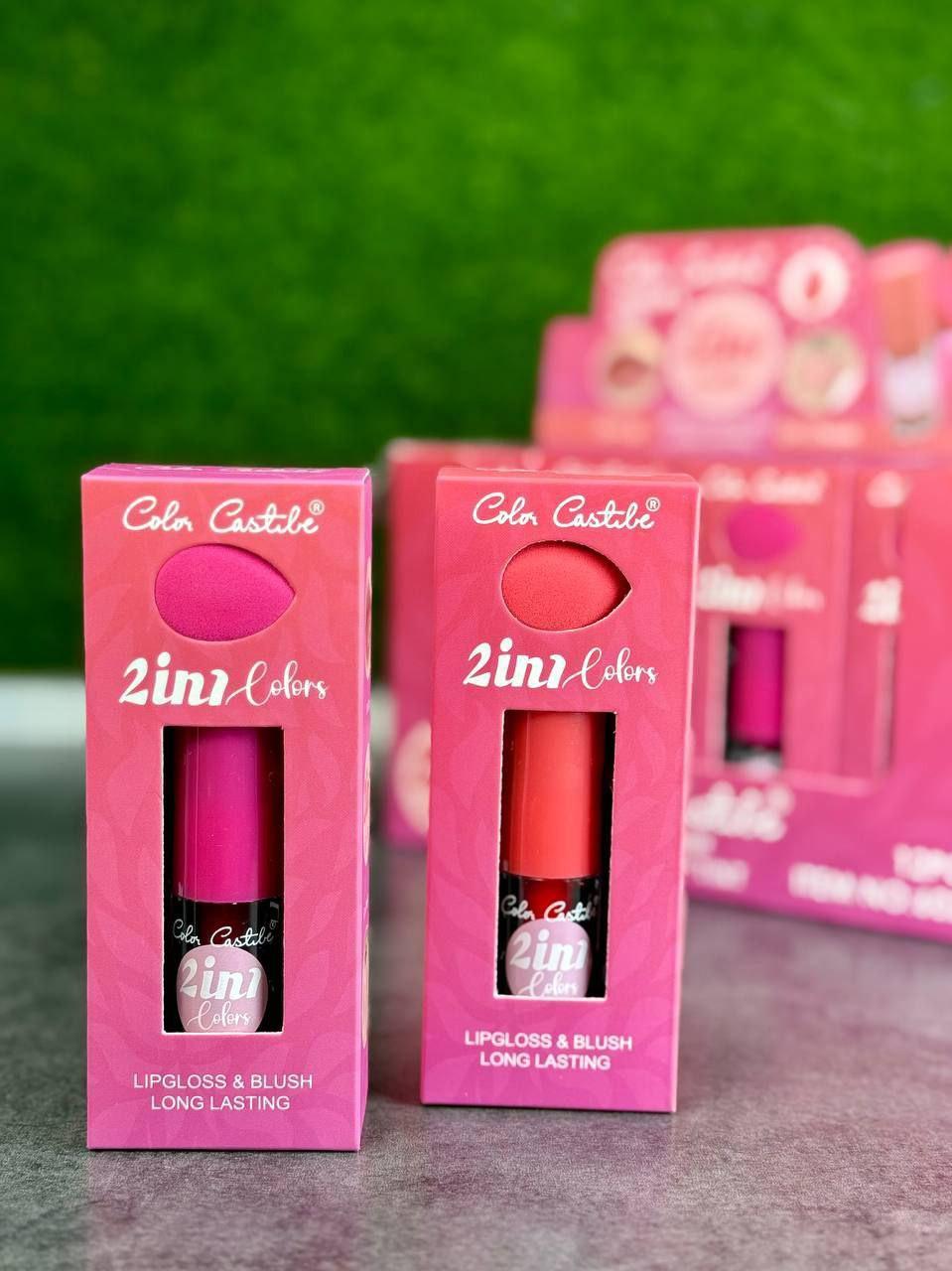 Color Castle 2 in 1 Makeup Deal, Pack Of 2 | Color castle lipsticks Pack image 2