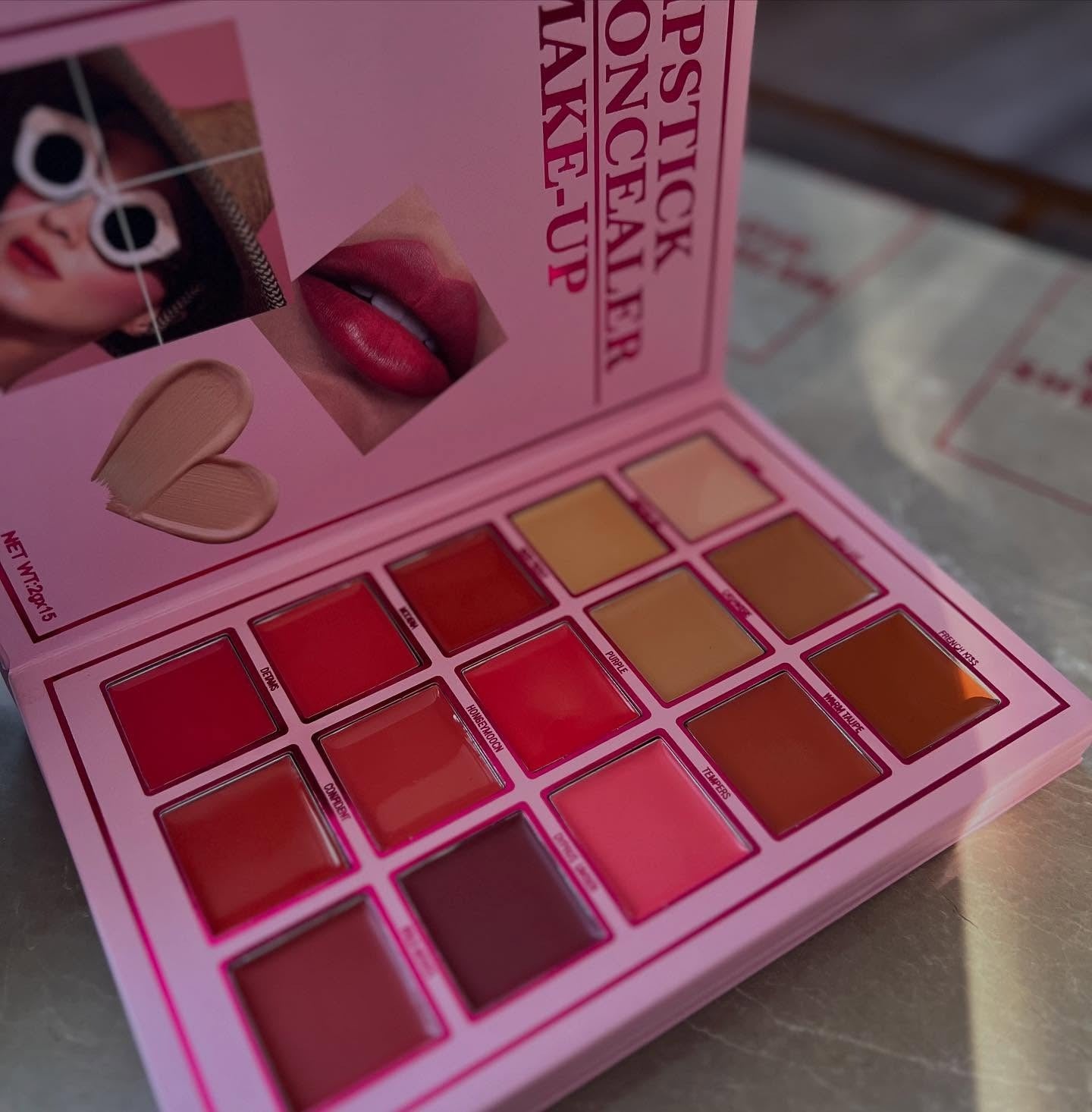 Love Sheglam Makeup Book 5 in 1 Professional Makeup Book Palette – All-in-One Eyeshadow, Eyebrow Powder, Concealer, lipstick , Blusher &amp; Highlighter Kit image 4