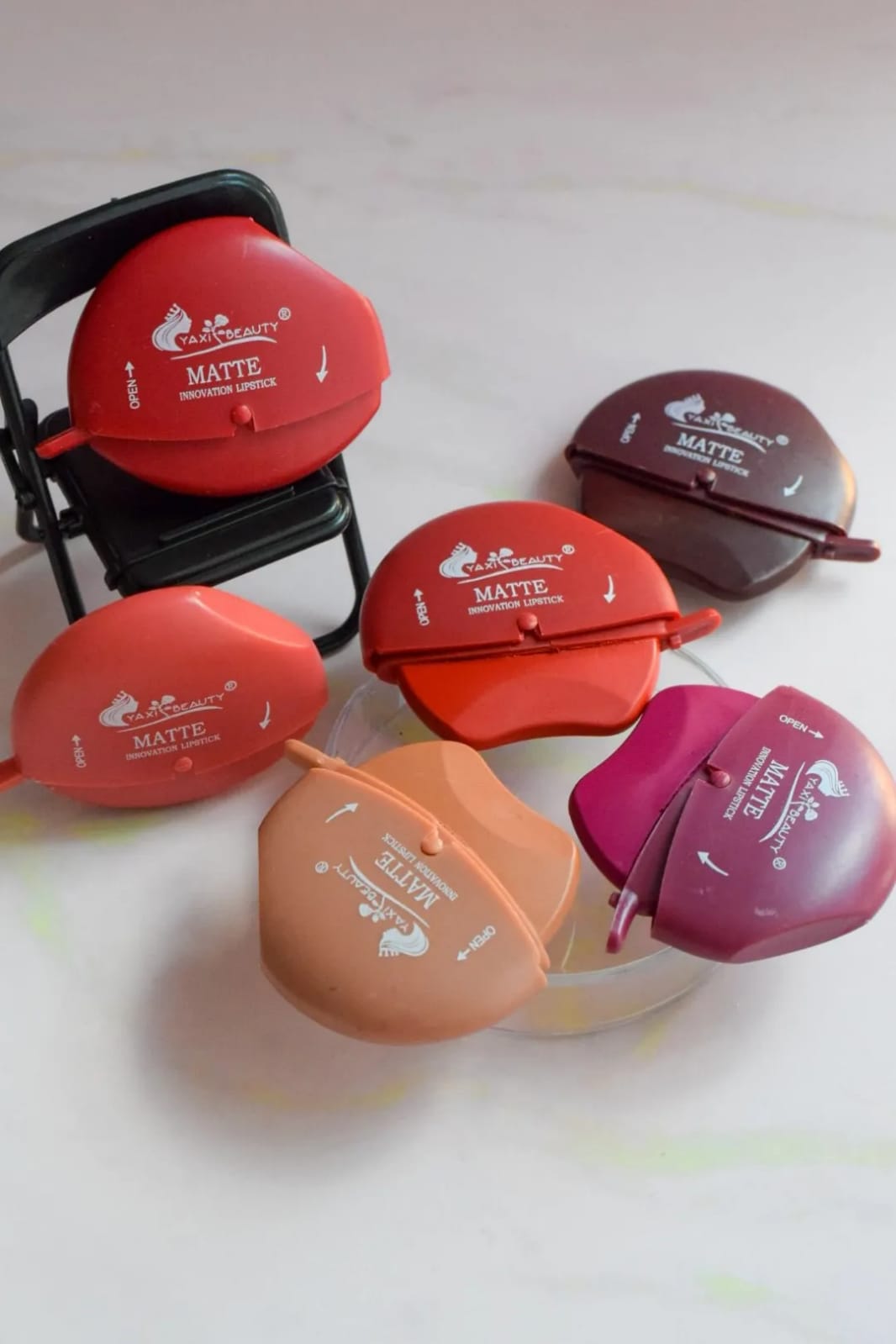 Velvet Matte Lipstick Lazy Lip Lipstick Matte Long Lasting Lipstick (random color) image 2