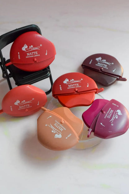 Yaxi Lip Design Solid Lipstick | Lead-Free, Easy Application &amp; Long-Lasting Finish - Lazy Lipstick | Lipstick For Girls image 3