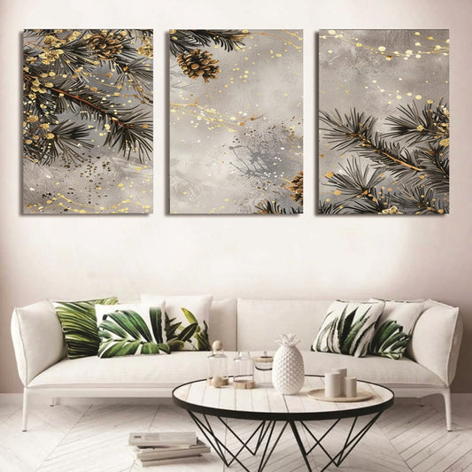 Set of 3 Wall Art Wooden Phototile Frames for Wall Decor image 0