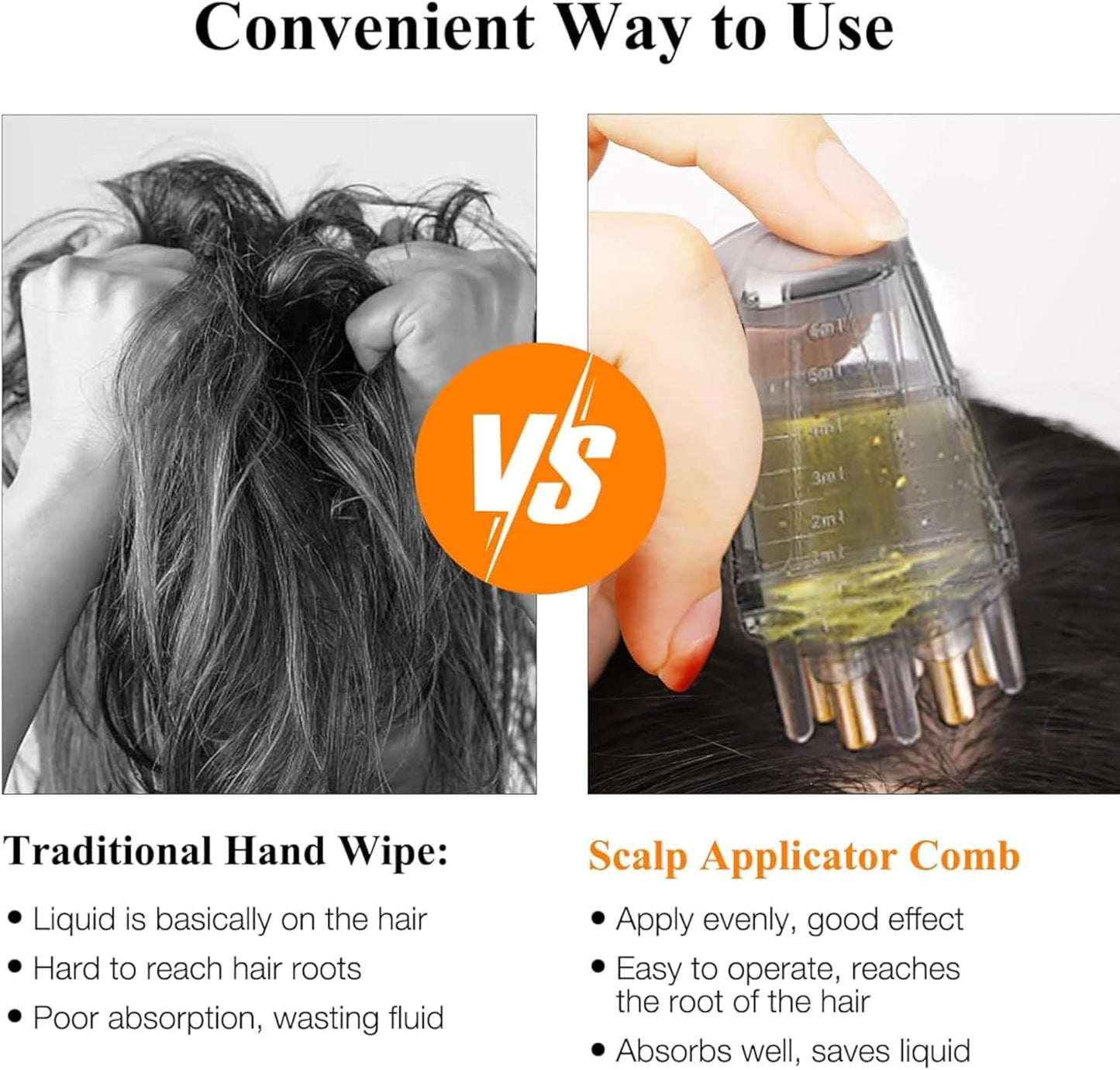 Scalp Root Hair Oil Applicator | Mini Oil Massage Comb image 6