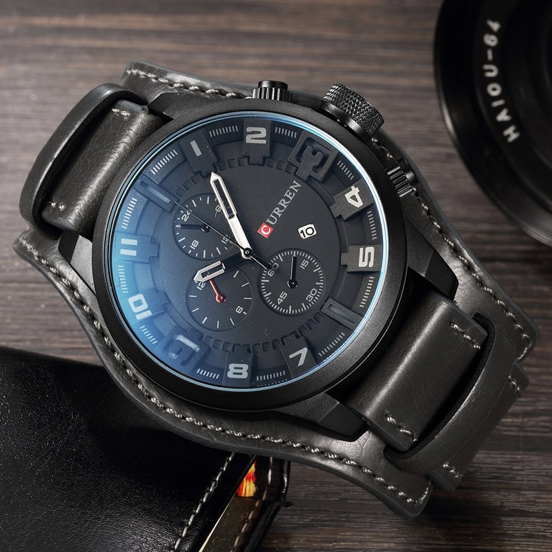 CURREN Men s Watches Top Brand Luxury Fashion Casual Business Quartz Watch Date Waterproof Wristwatch Hodinky 1