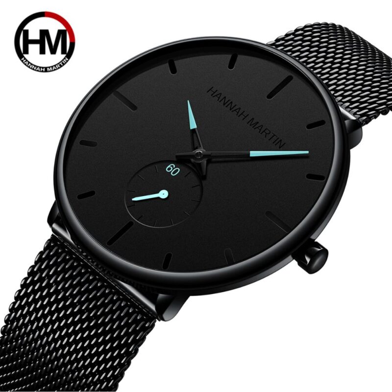 Dropship Fashion Simple Design Waterproof Stainless Steel Mesh Small Dial Men Watches Top Brand luxury Quartz