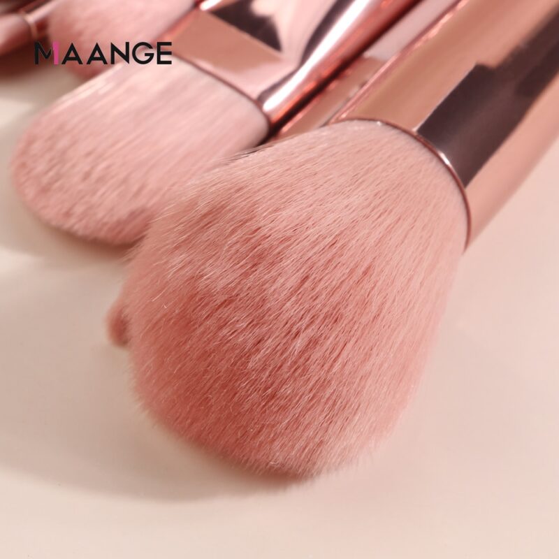 MAANGE Makeup Brushes Pro Pink Brush Set Powder EyeShadow Blending Eyeliner Eyelash Eyebrow Make up Beauty 3