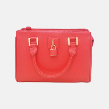 leather redbag pink