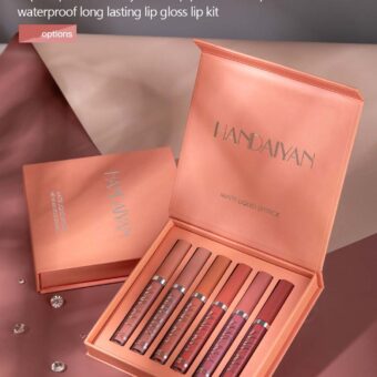 Nude and Vibrant Velvet Matte Lip Gloss 6PEC