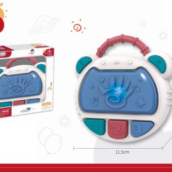 Little bear hand drum Babies Light up Hand Musical Drum Toy