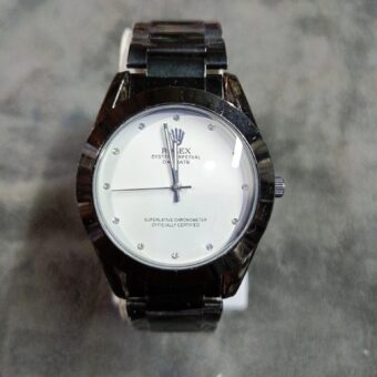 Black Chain Rolex Watch for men  Wrist Watch  (without box )