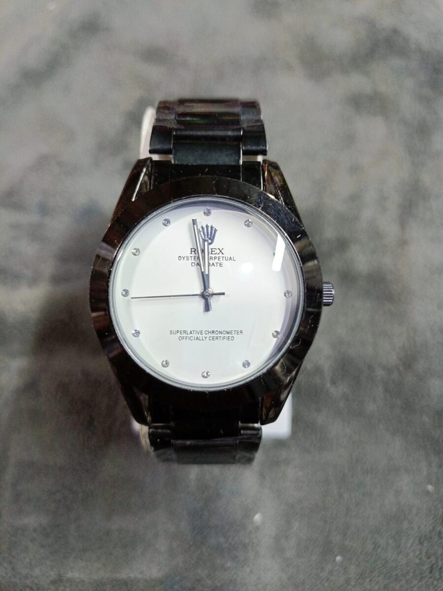 Black Chain Rolex Watch for men  Wrist Watch  (without box )