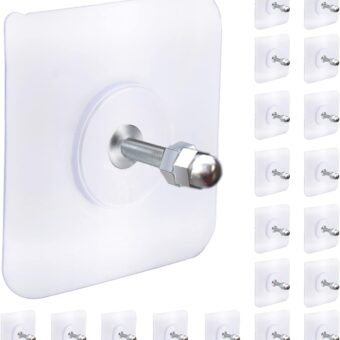 (10 Pcs) Self Adhesive Wall Screws Self Adhesive Hanging Nails Adhesive Screws Wall Mount Hooks