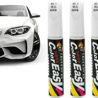 Car Scratch and chipping paint, pencil paint with brush (Only WHITE COLOUR)