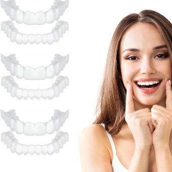Snap-On smile for Beautiful Smiles Temporary Comfort Fit Whitening Instant Transformation for Men & Women