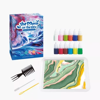 THE MASTER OF THE EBRU WATER MARBLE PAINTING | 12 COLOR
