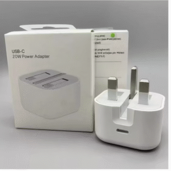 3 Pin Plug 20W USB-C Power Adapter  Fast Charging Type C Pd Charger