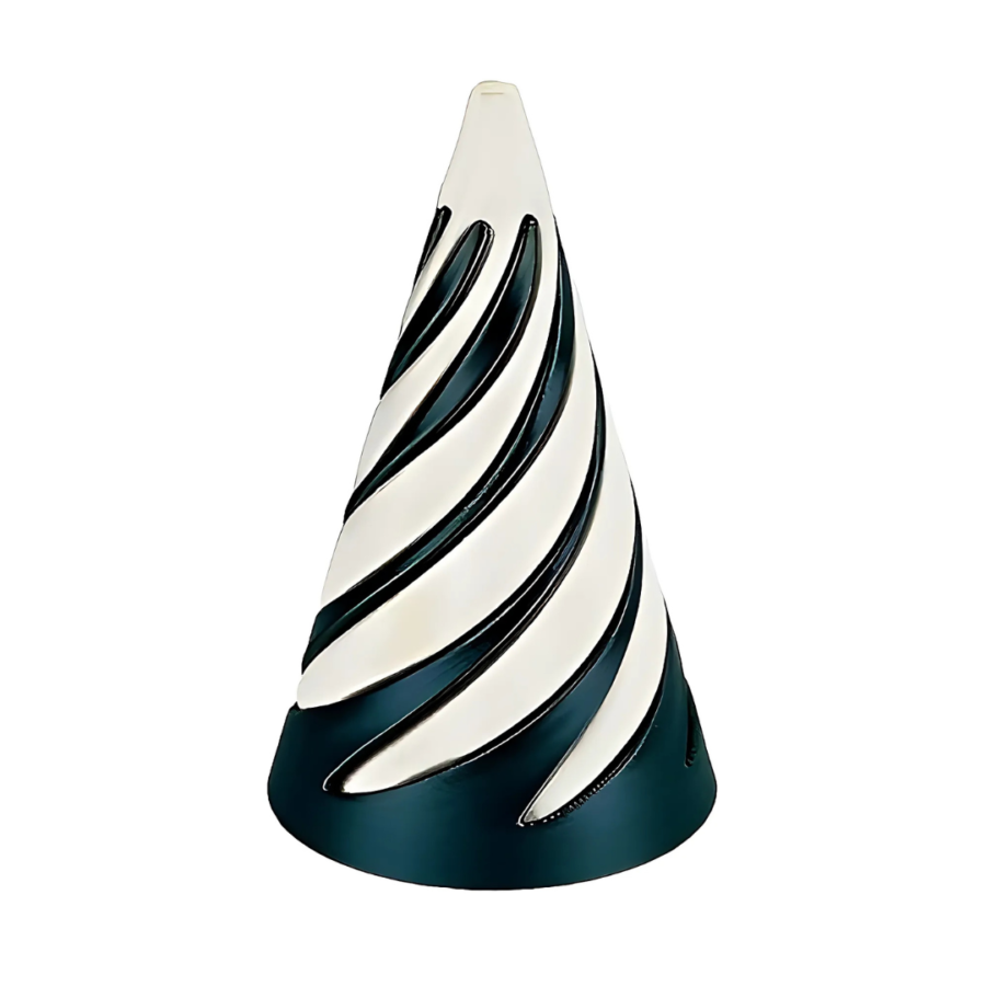 3d Rotating Spiral Cone Fingertip Printed Toys | Fidget Toy for Relief of Stress and Anxiety (Black & White) - Image 4