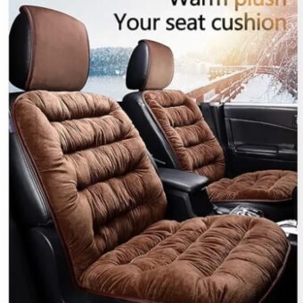 Car seat comforter | Car Cushion Seat | Back Support Velvet Car Cushion Seat