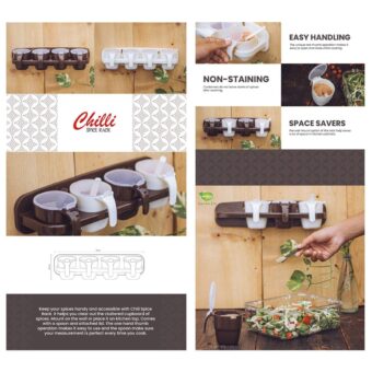 Chilli Spice Rack Box Packing (Mix/Random Color)