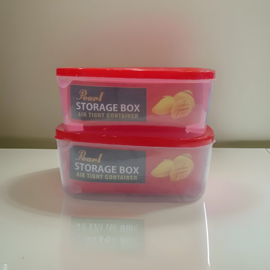 (pack of 2)  Airtight Storage Box / Plastic Bowls Set Food Container / kitchen bowl set - Image 2