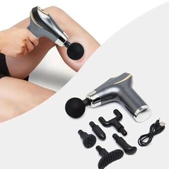 Compact Power Massager Gun with 6 Interchangable heads CY-002