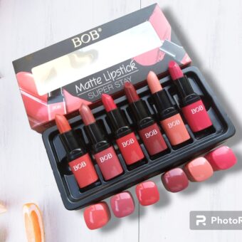 Pack of 6 Matte Bob Lipstick Set
