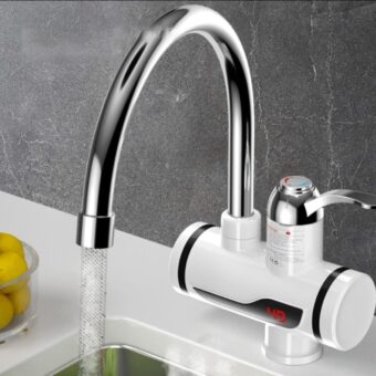Instant 360° Electric Water Heating Faucet ,Tap for Kitchens and Bathrooms | Shock-Proof Design | Digital Temp° Display | Hot and Cold Water