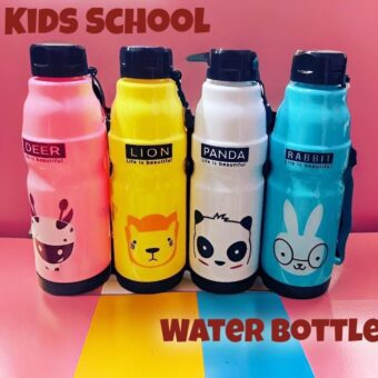Kids Commando Water Bottle 650ml (Mix/Random Designs/Colors)