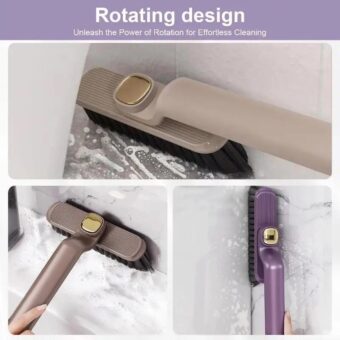 Multi-Function 360 Degree  Rotating Crevice Cleaning Brush,  Household Hard Bristle Crevice Gap Cleaning Tool (Random color)