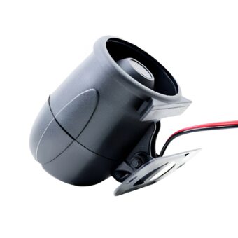 Car Anti-Theft Horn Siren, Horn Alarm 12V Tweeter Alarm Treble Voice Speaker High Decibel Intelligent Voice Alarm