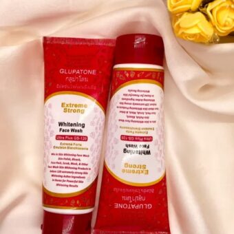 (Pack Of 2) Glupatone Whitening Face Wash GS 120 - Extreme Strong Powerful Whitening for Clear Skin 100ml