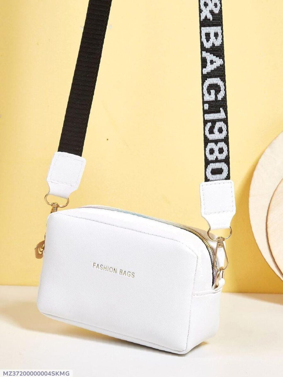 PU Leather  Wide Strap Crossbody Bag Simple Style Small Shoulder Bags for Women - Image 15