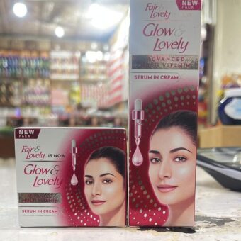 Fair & Lovely Is Now Glow & Lovely Advanced Multi Vitamin Serum In Cream Tube & Jar - Pack of 2