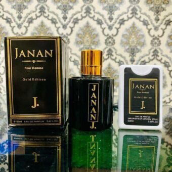 (pack of 2)J. Janan Gold Edition Perfume for Men (100ml)  Janan Gold Edition Pocket Perfume (20 ml)