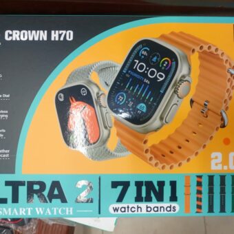 CROWN H70  SMART WATCH 7 straps (random color)