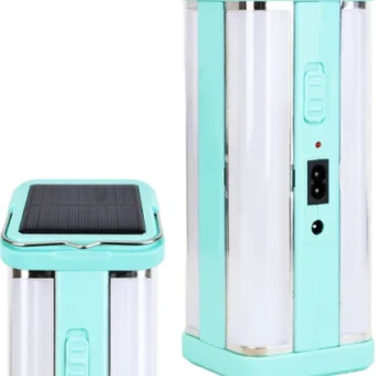 SOLAR RECHARGEABLE LANTERN Light BEST EMERGENCY Flash LIGHT FOR HOME & OUTDOOR - HG-1664 (random color)
