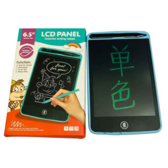 Writing Tablet FOR KIDS -LCD Panel Colorful - Writing Tablet 6.5 Inches (Random Color)