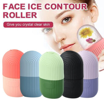 Reusable Facial Ice Roller For Face | Enhance Skin Glow Shrink & tighten Pores (random Color)