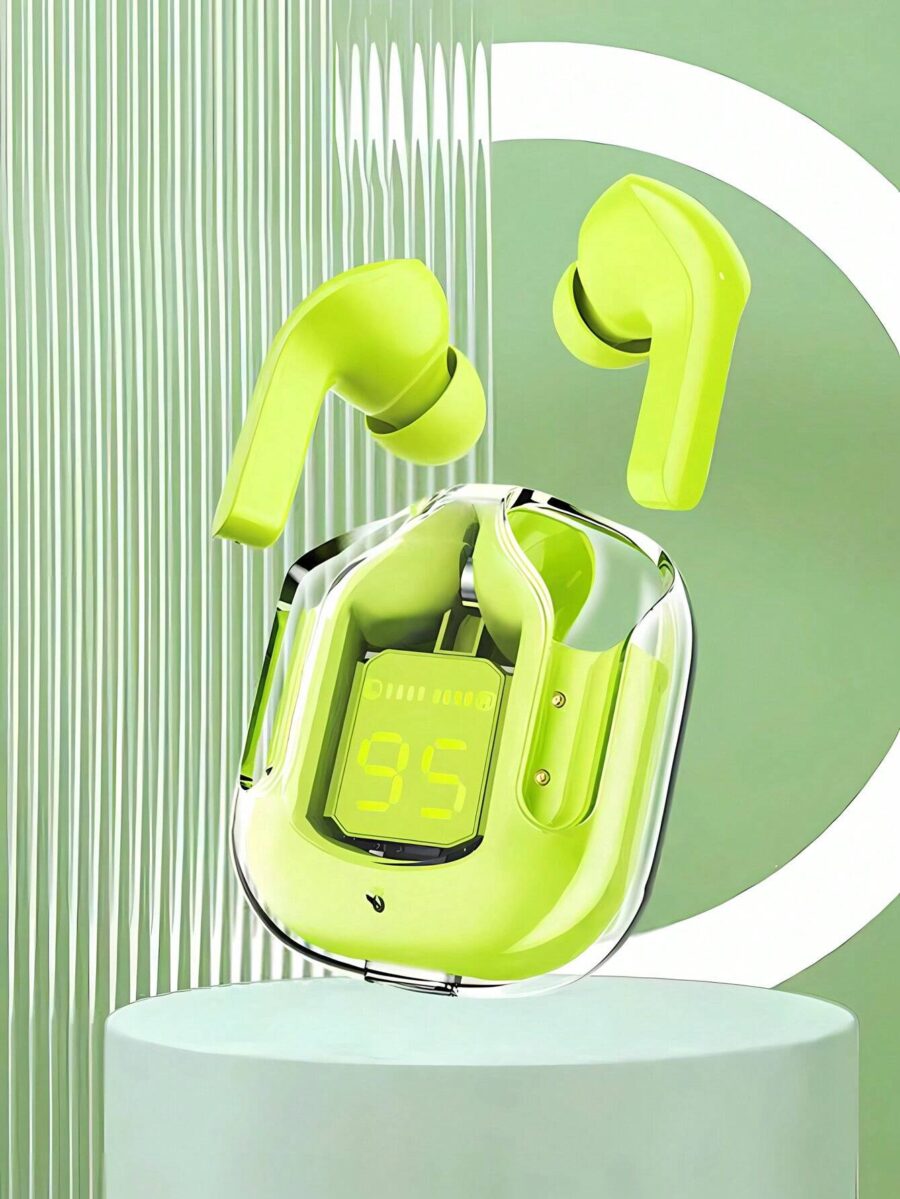 Air31 Earbuds Wireless Crystal Transparent Body | Air 31 Bluetooth Ear Bud - Image 10