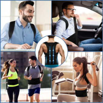 Back Posturm Spine Support Belt Adjustable Adult Corset Posture Correction Belt Body  Health Care |